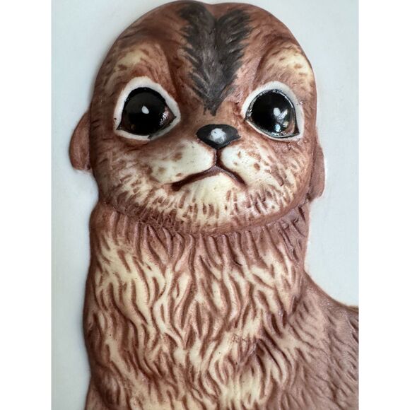 1979 Akiku Seal Pup Plate River Shore Ltd First Issue #4355 Wildlife Art - Picture 3 of 13